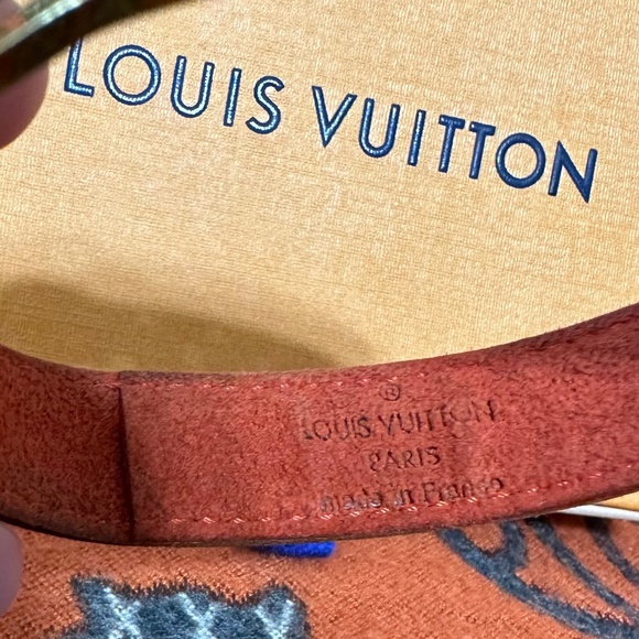 LOUIS VUITTON❤️🌟 IMPREINTE BROWN VACHETA LEATHER BRACELET⭐️ - Picture 6 of 9